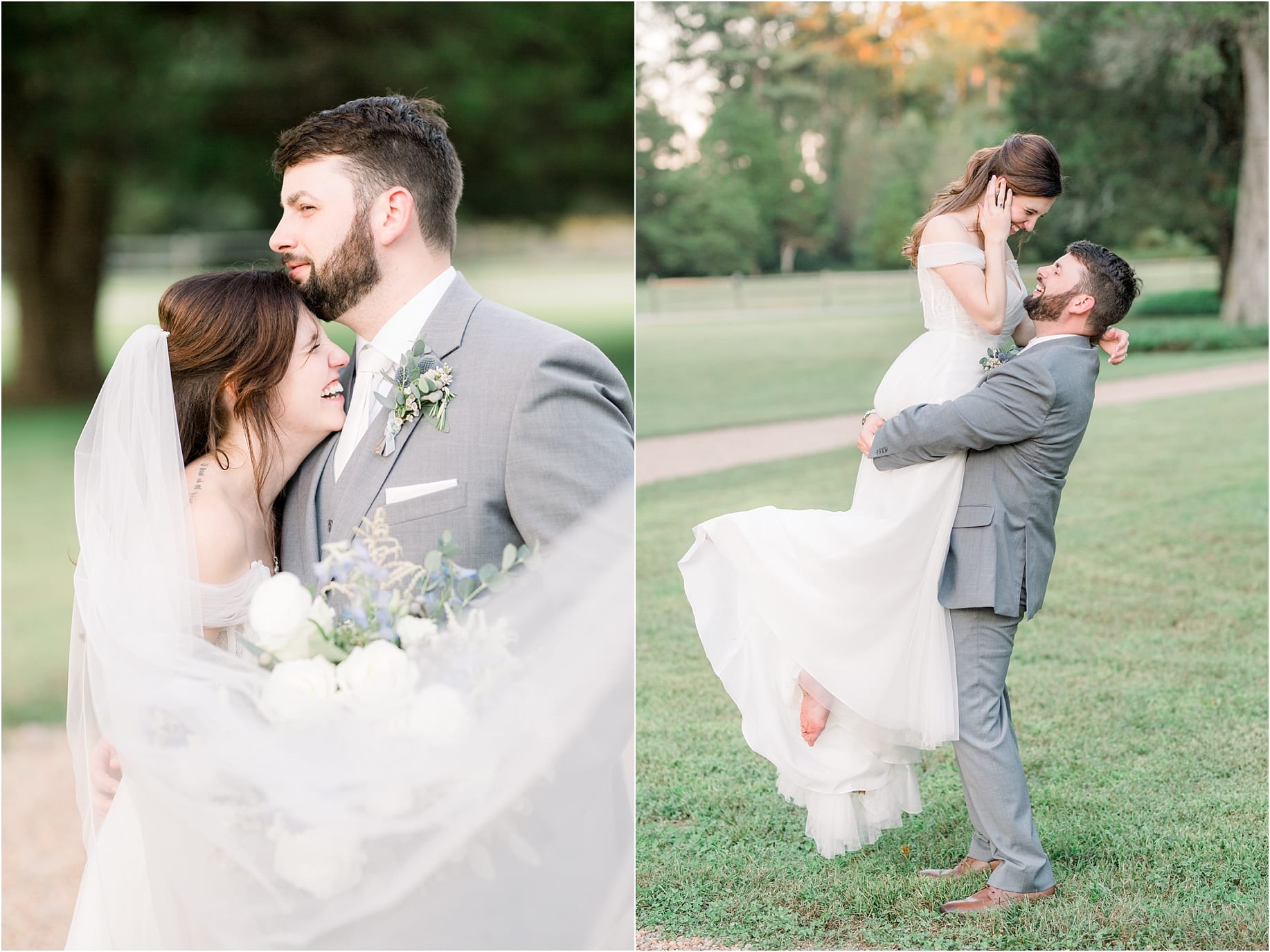 Seven Springs VA Blue and Grey Wedding with Amanda Burnette The Hive Co and Erika Mills Photography